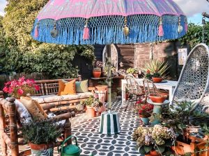 chic garden umbrella