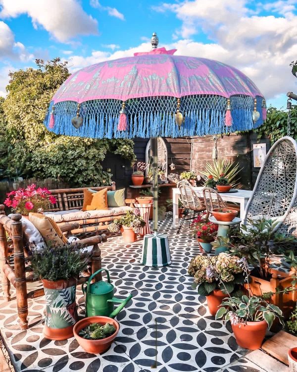 chic garden umbrella